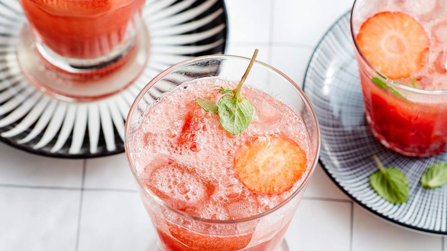 Erdbeer-Fizz Rezept