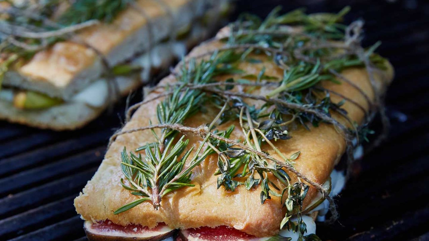 Gefüllte Focaccia Rezept