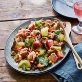 Tomaten-Pilz-Salat