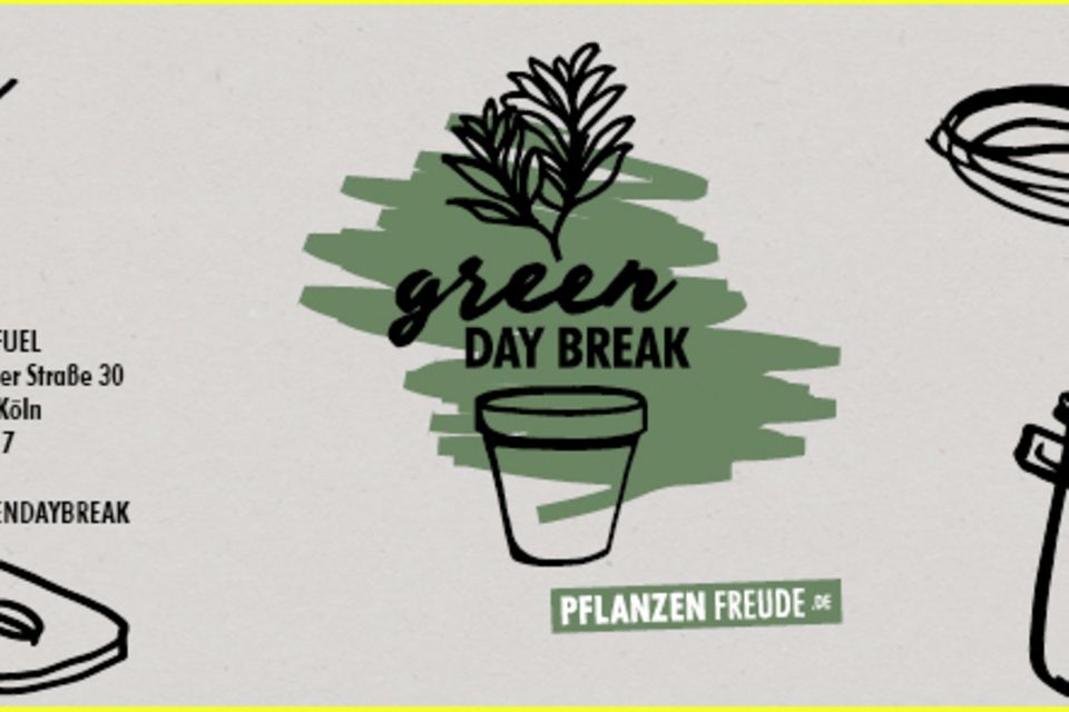 pflanzenfreude.de, Green Day Break, Green Cooking pflanzenfreude.de, Green Day Break, Green Cooking