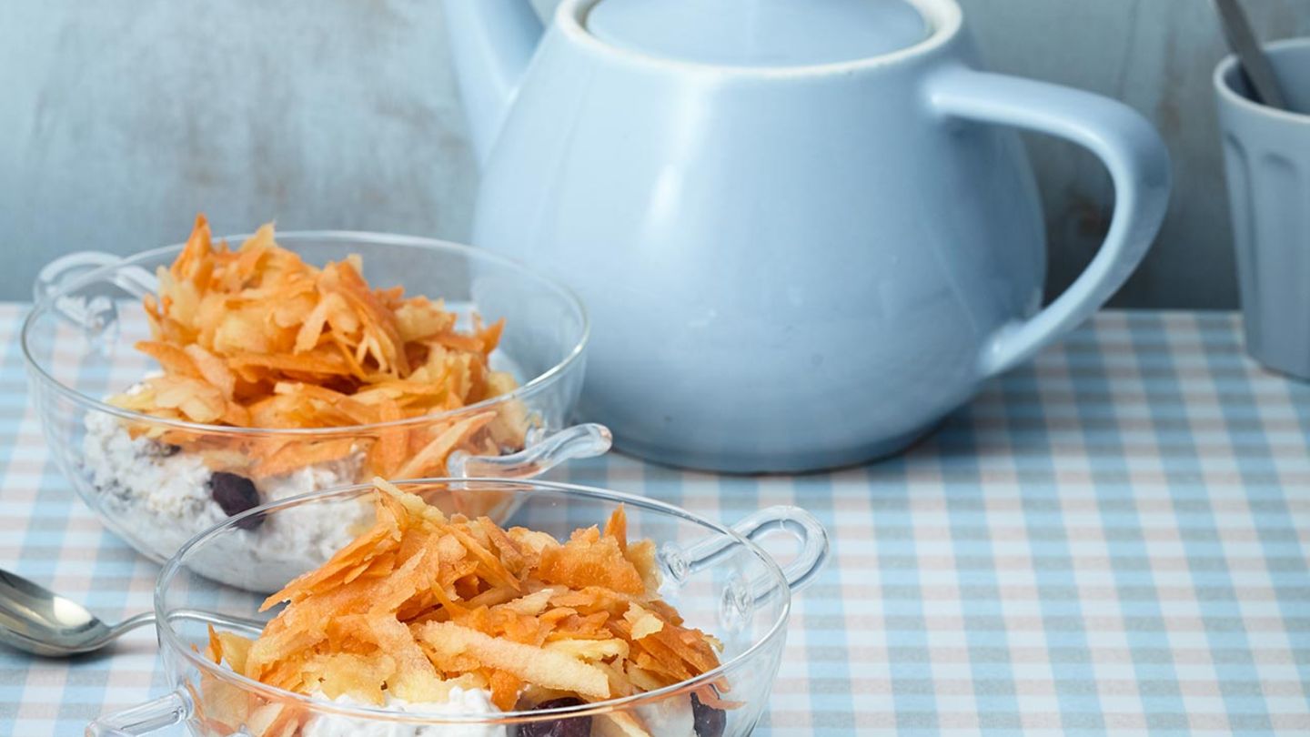 Birchermüsli mit Möhren Rezept