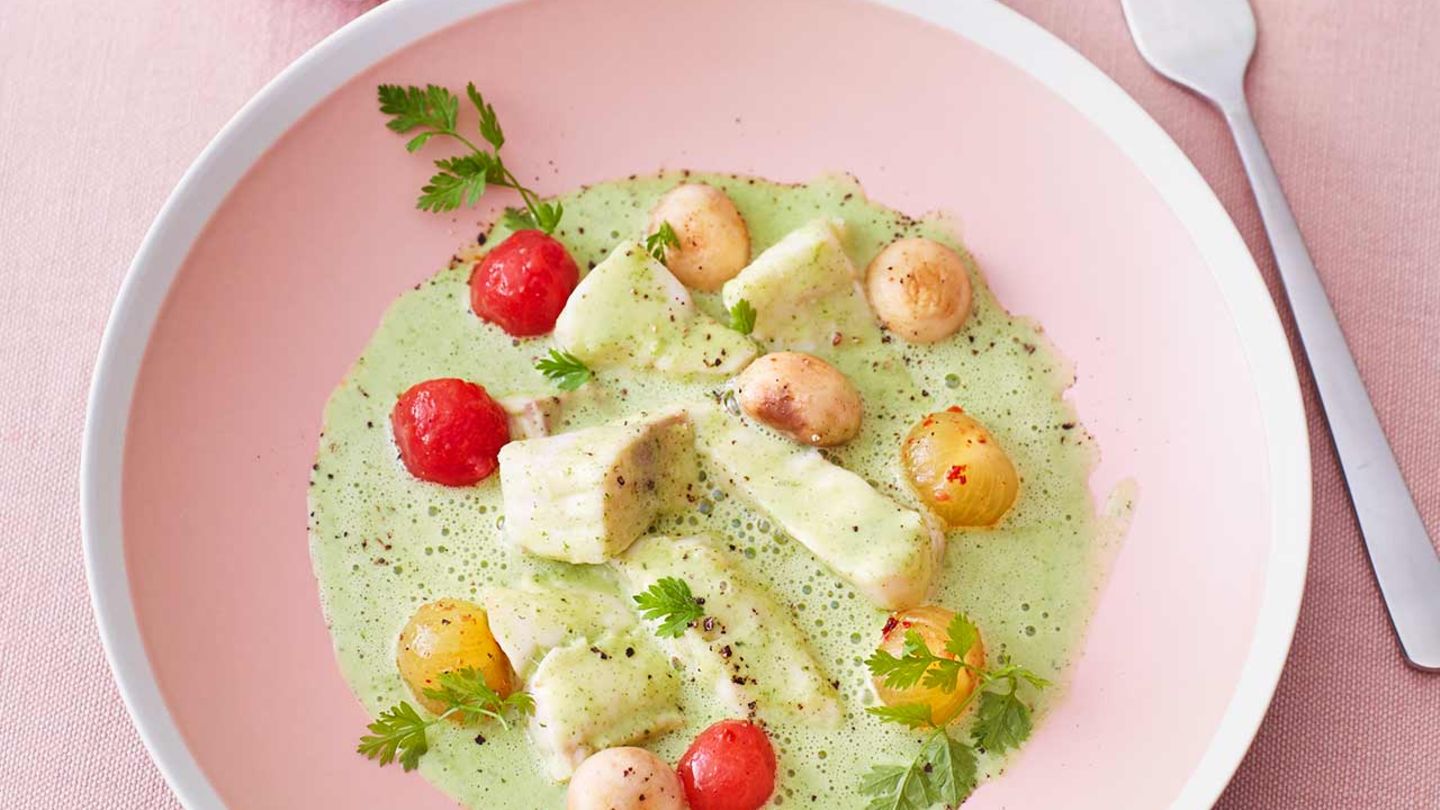 Zander-Ragout mit Kirschtomaten Rezept