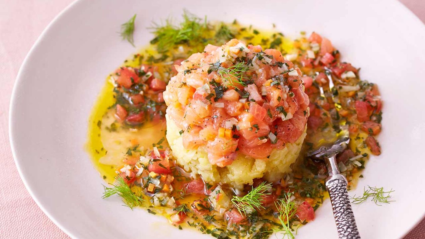 Saiblingstatar mit Würzsauce Rezept - [ESSEN UND TRINKEN]