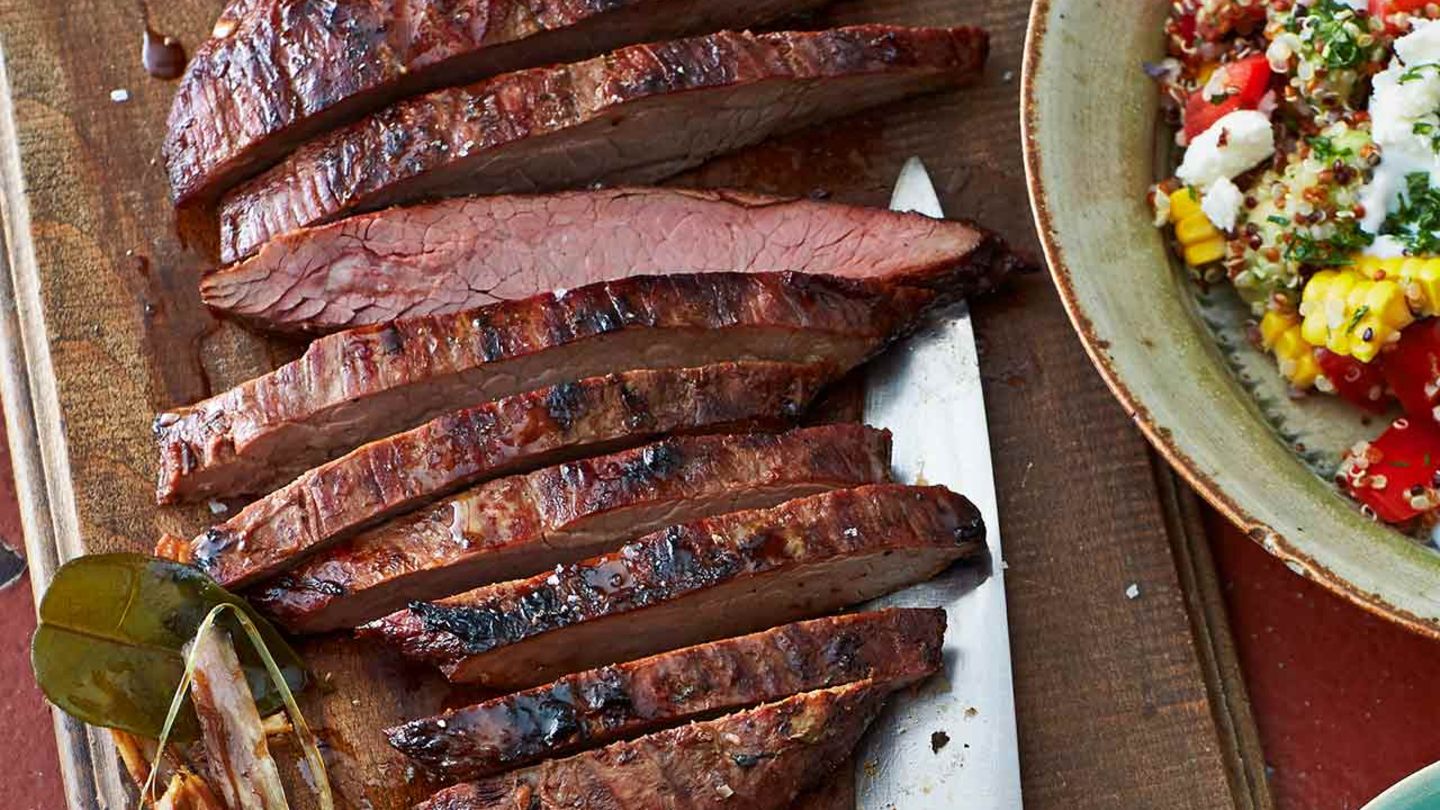 Flanksteak vom Grill mit Asia-Aromen Rezept