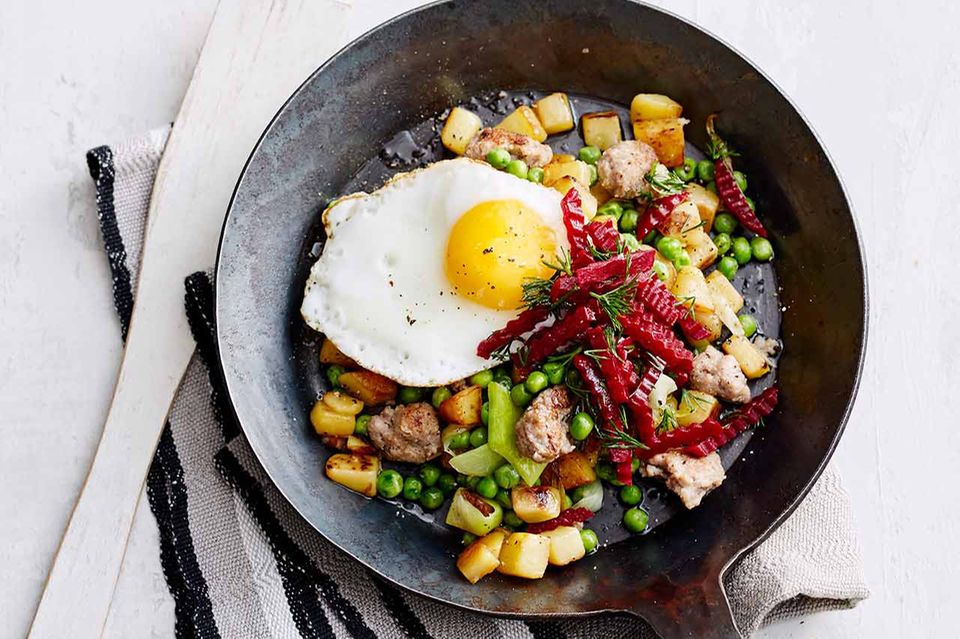 Kartoffelpfanne mit Fenchelmett