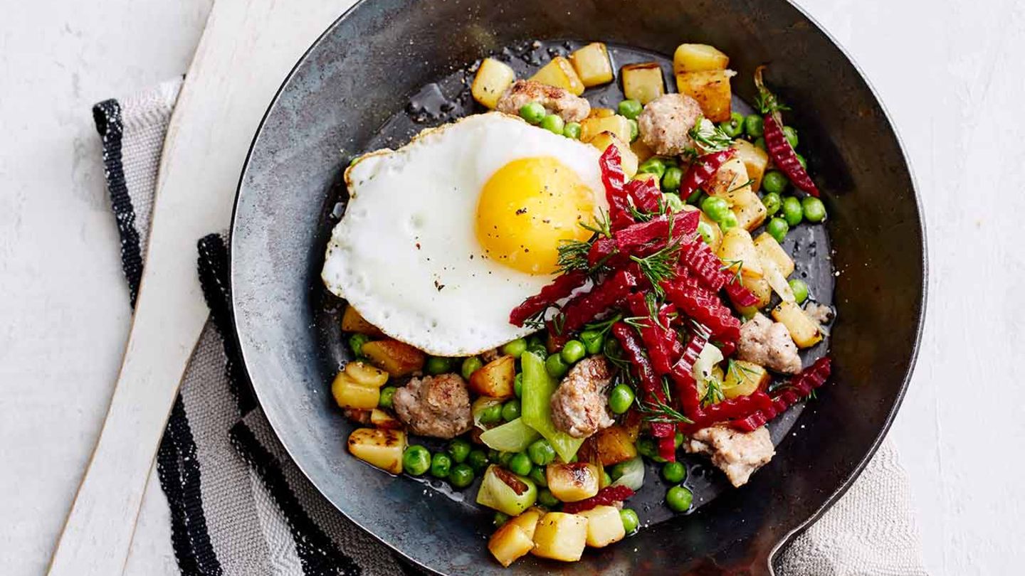 Kartoffelpfanne mit Fenchelmett Rezept