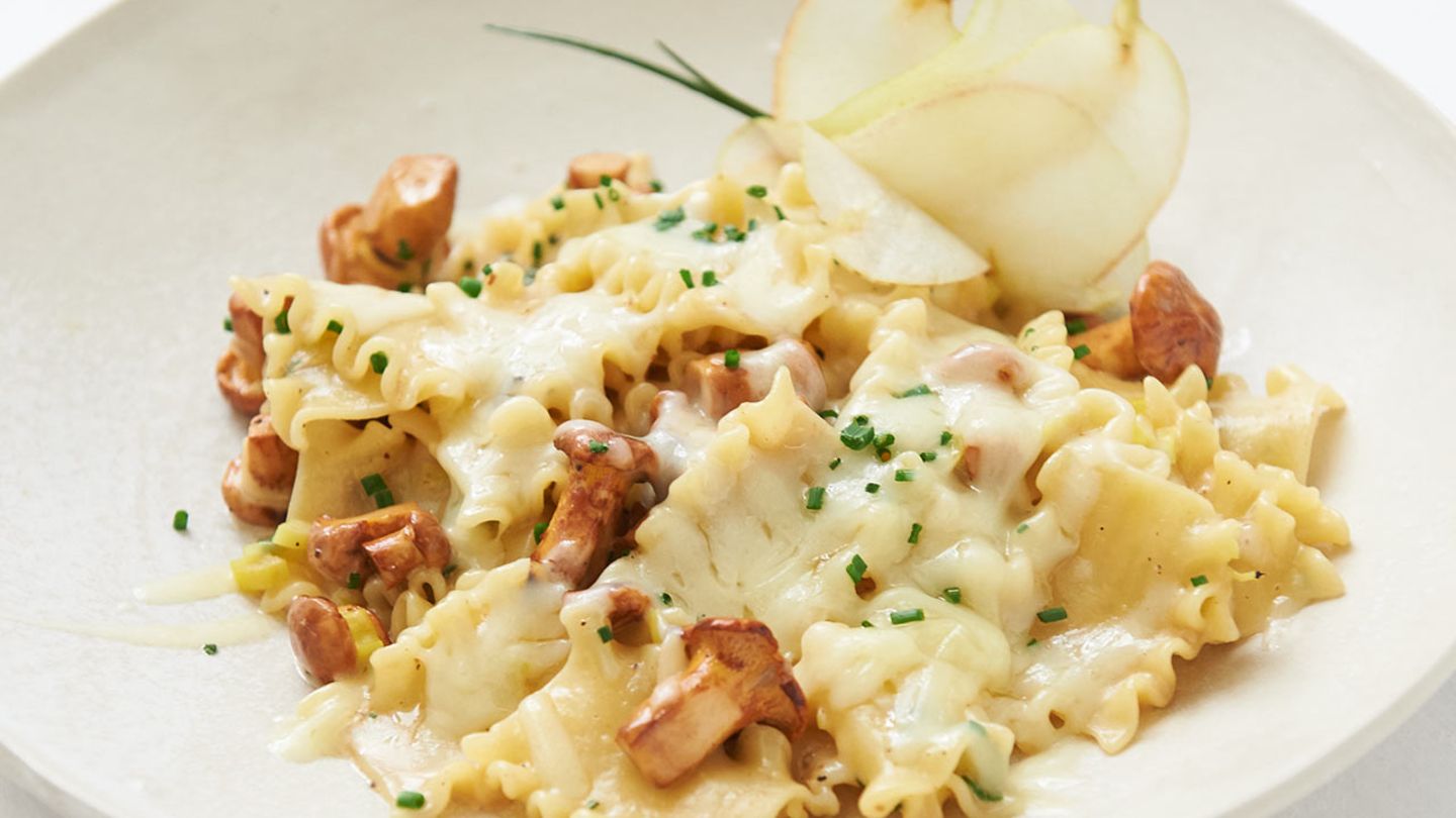 Pfifferlings-Pasta à la Crème Rezept