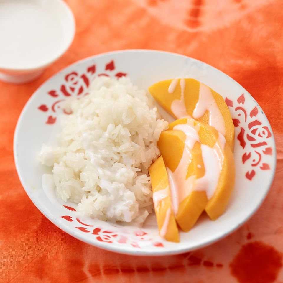 Sticky Rice mit Mango