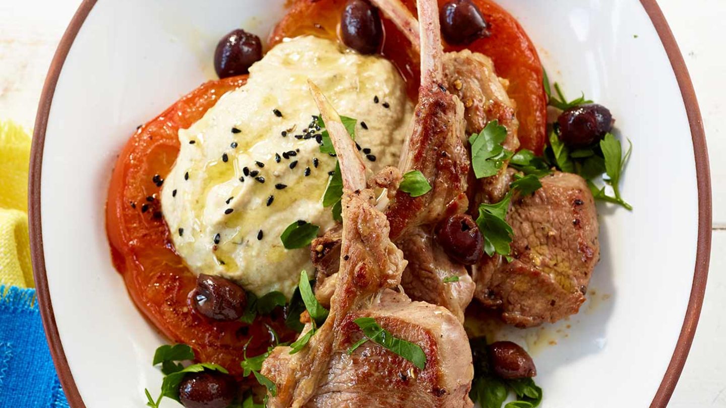 Auberginenpüree mit Lamm Rezept