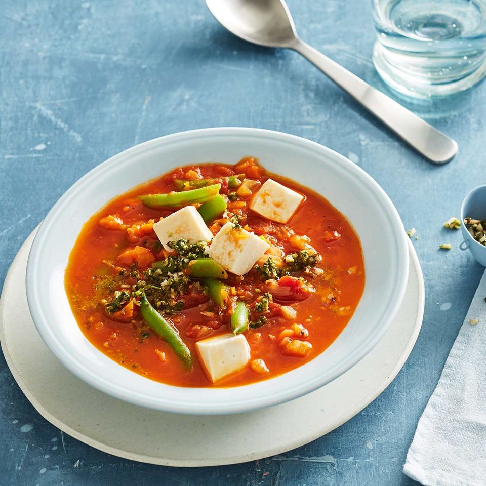 Minestrone Mit Seidentofu Thermomix Rezept Essen Und Trinken