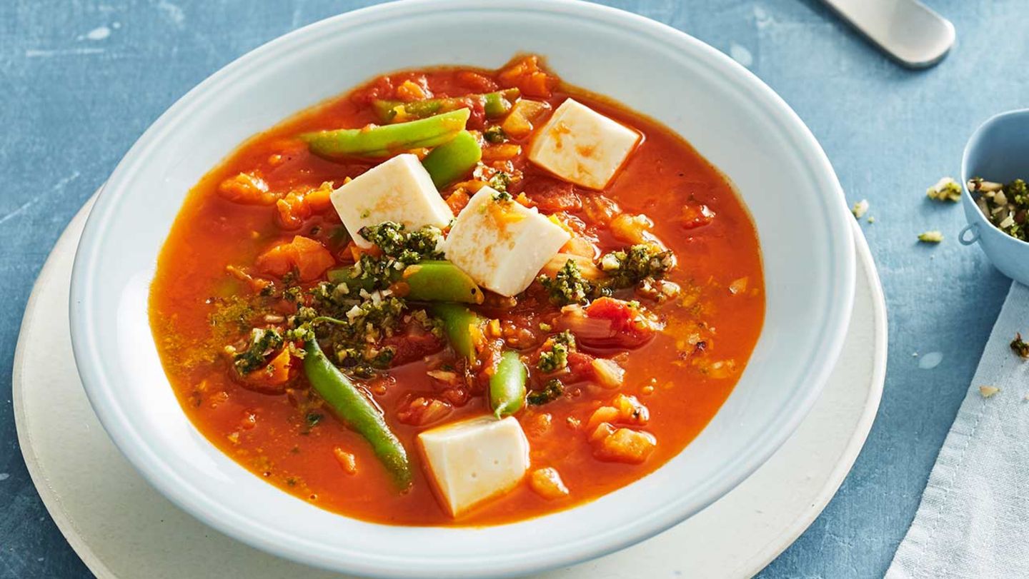 Minestrone mit Seidentofu: Thermomix ® Rezept
