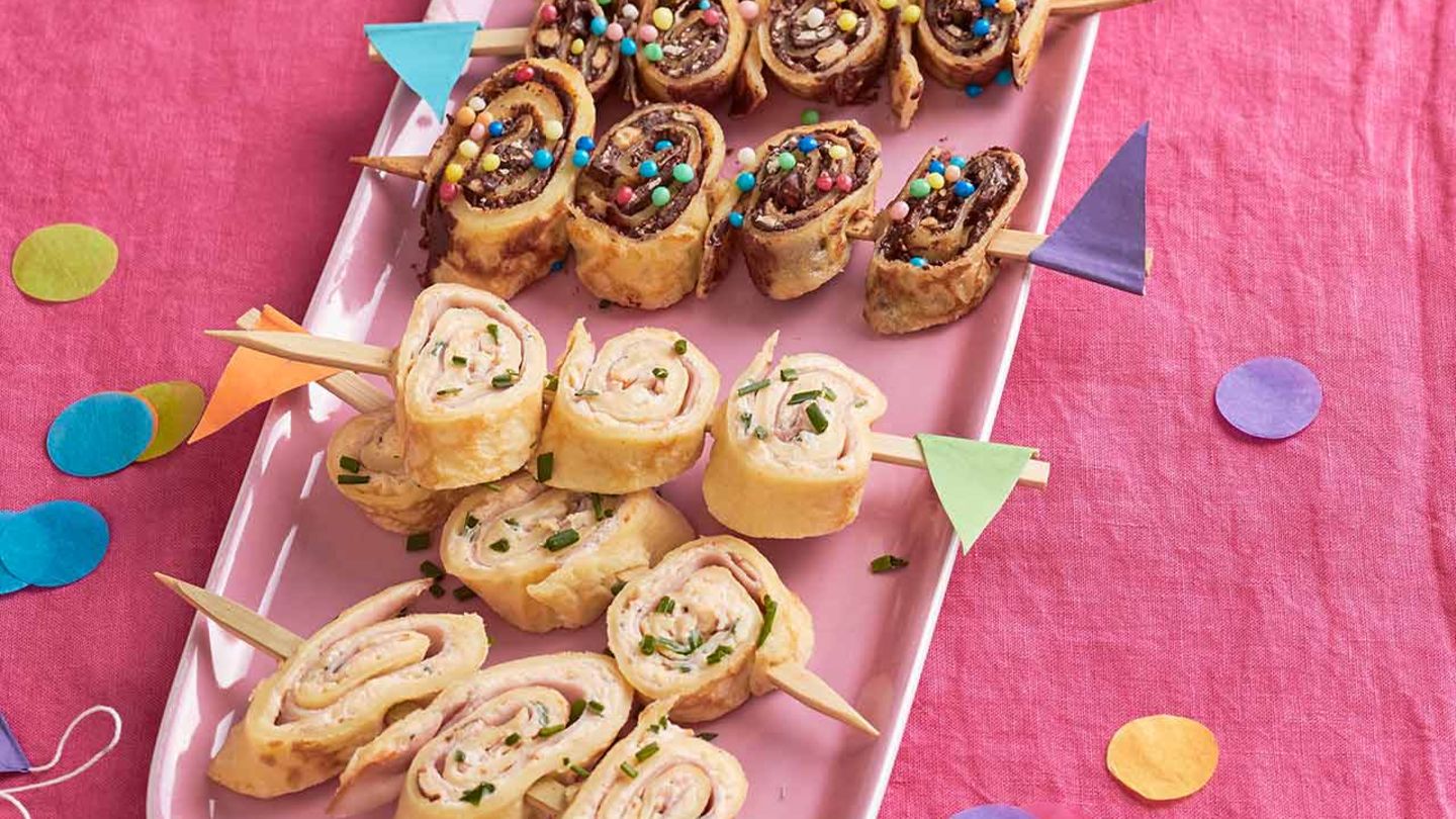 Pfannkuchen am Spieß: Thermomix ® Rezept