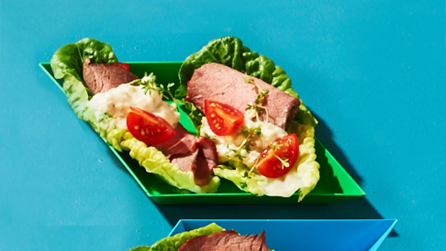 Roastbeef-Schiffchen: Thermomix ® Rezept