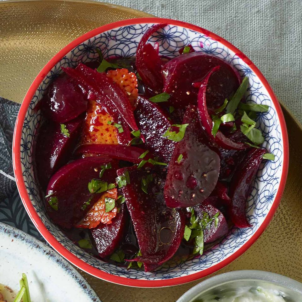 Rote Bete Mit Orange Rezept Essen Und Trinken