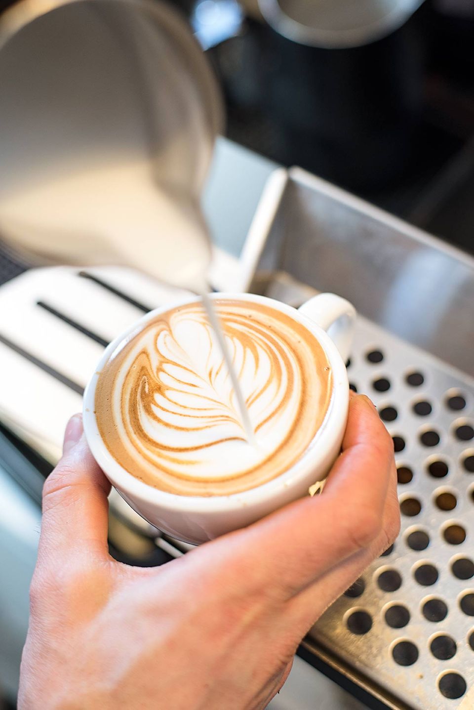 Hermetic Coffee Roasters less political latte art Hermetic Coffee Roasters less political latte art