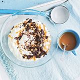 Karamell-Milchreis mit Schoko-Erdnuss-Topping für Thermomix ®