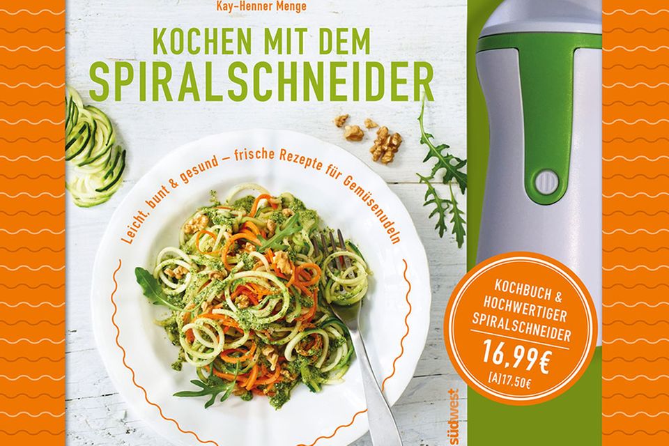 Buch-Set Kochen mit dem Spiralschneider von Kay-Henner Menge Buch-Set Kochen mit dem Spiralschneider von Kay-Henner Menge