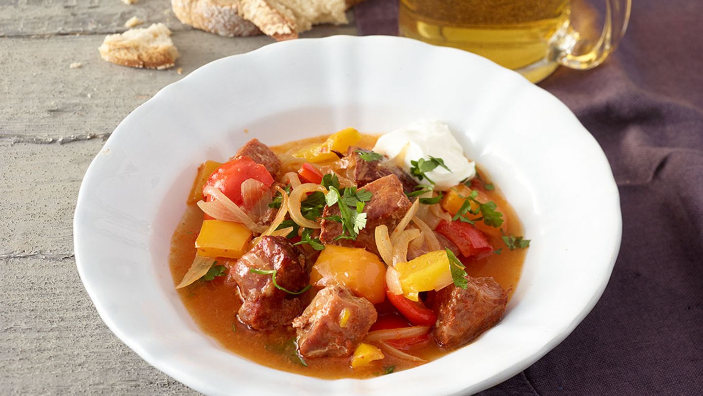 Kaseler-Paprika-Gulasch Rezept