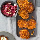 Kartoffel-Kürbis-Rösti mit Radicchio-Salat Thermomi  ®