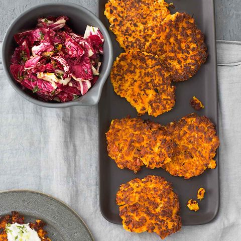 Kartoffel-Kürbis-Rösti mit Radicchio-Salat Thermomi  ®