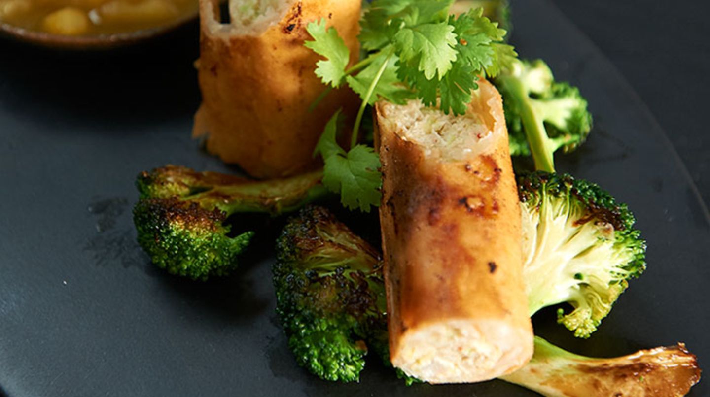 Hähnchen-Frühlingsrollen Rezept