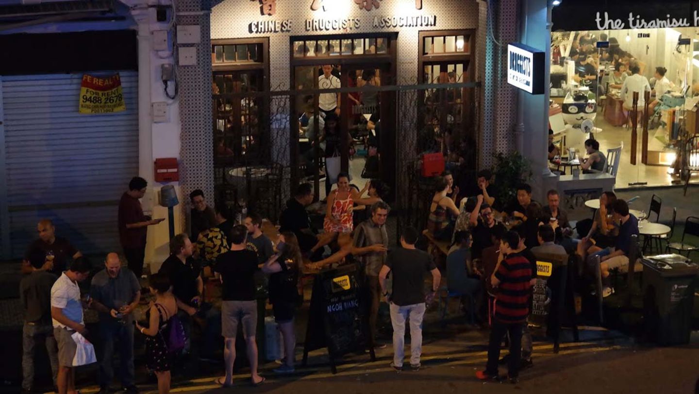 The Druggists ist eine beliebte Bar The Druggists ist eine beliebte Bar