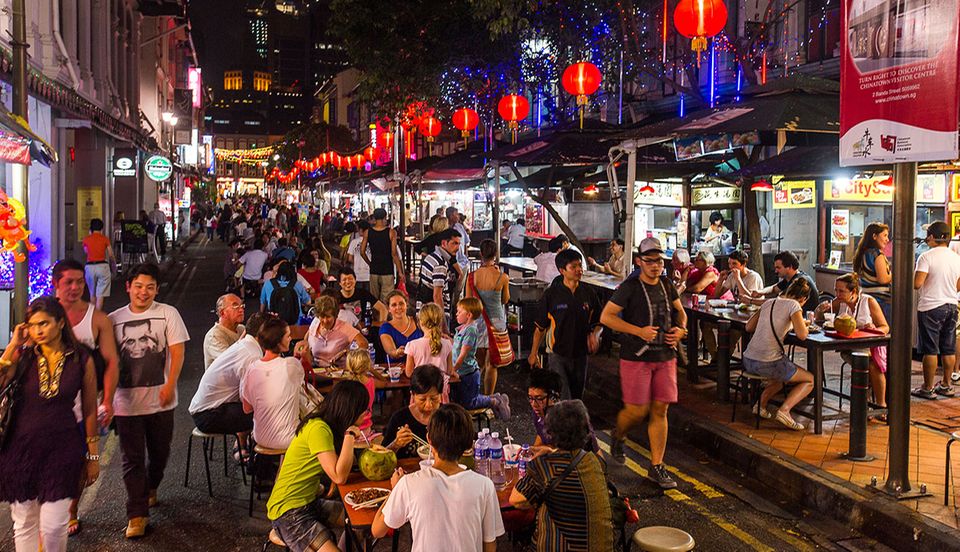 Chinatown Food Street Singapur Chinatown Food Street Singapur