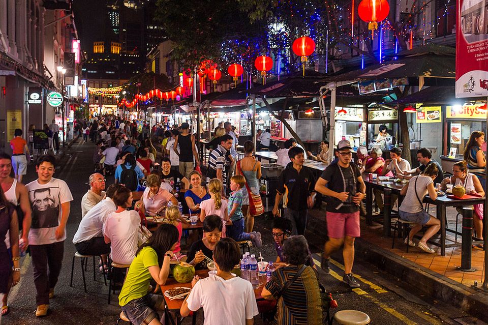 Chinatown Food Street Singapur
