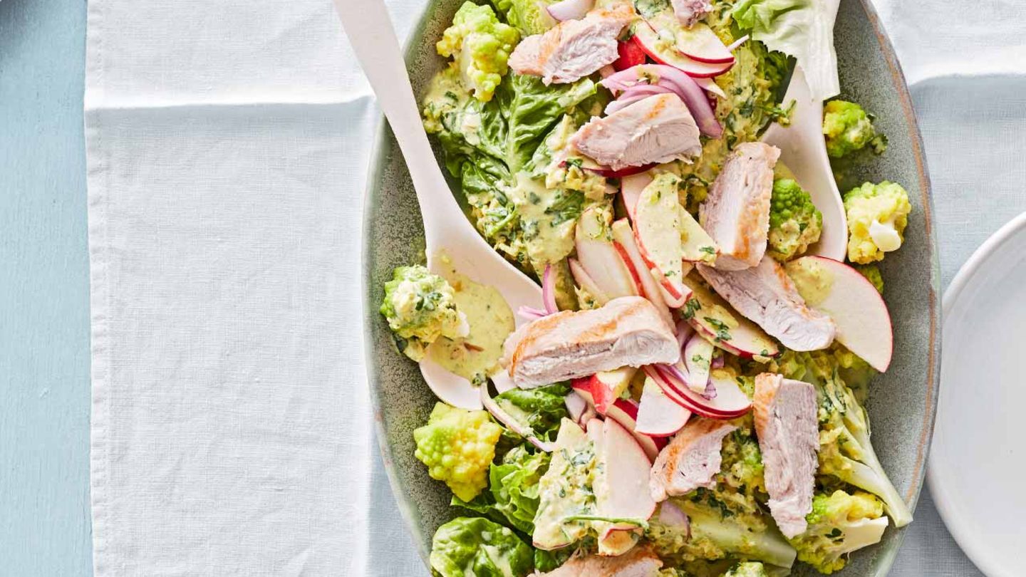 Lauwarmer Romanescosalat: Thermomix ® Rezept