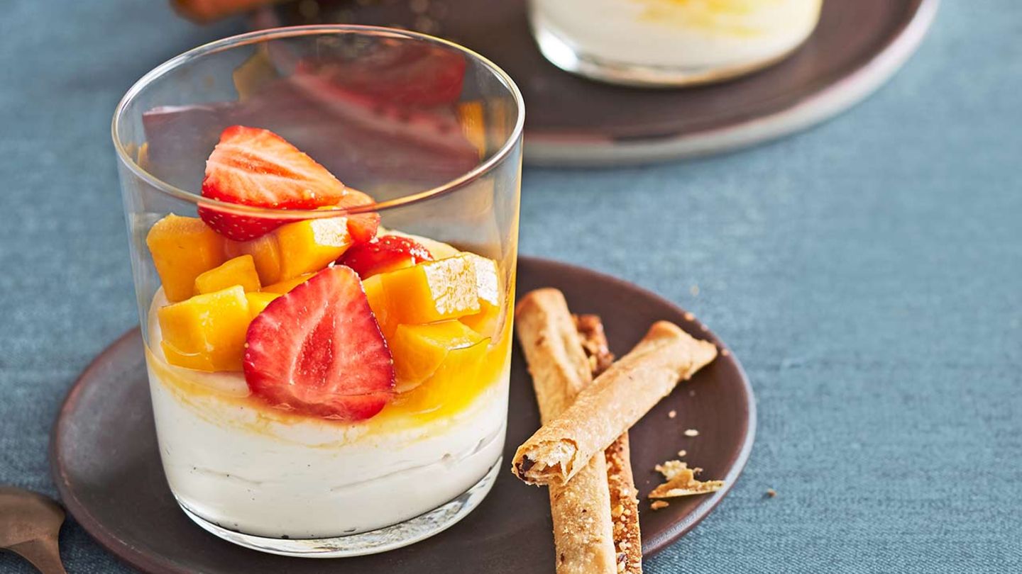 Mascarpone-Creme mit Knusperstangen: Thermomix ® Rezept