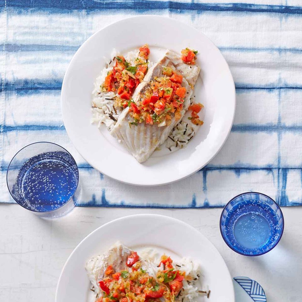 Kreolischer Fisch: Thermomix ® Rezept
