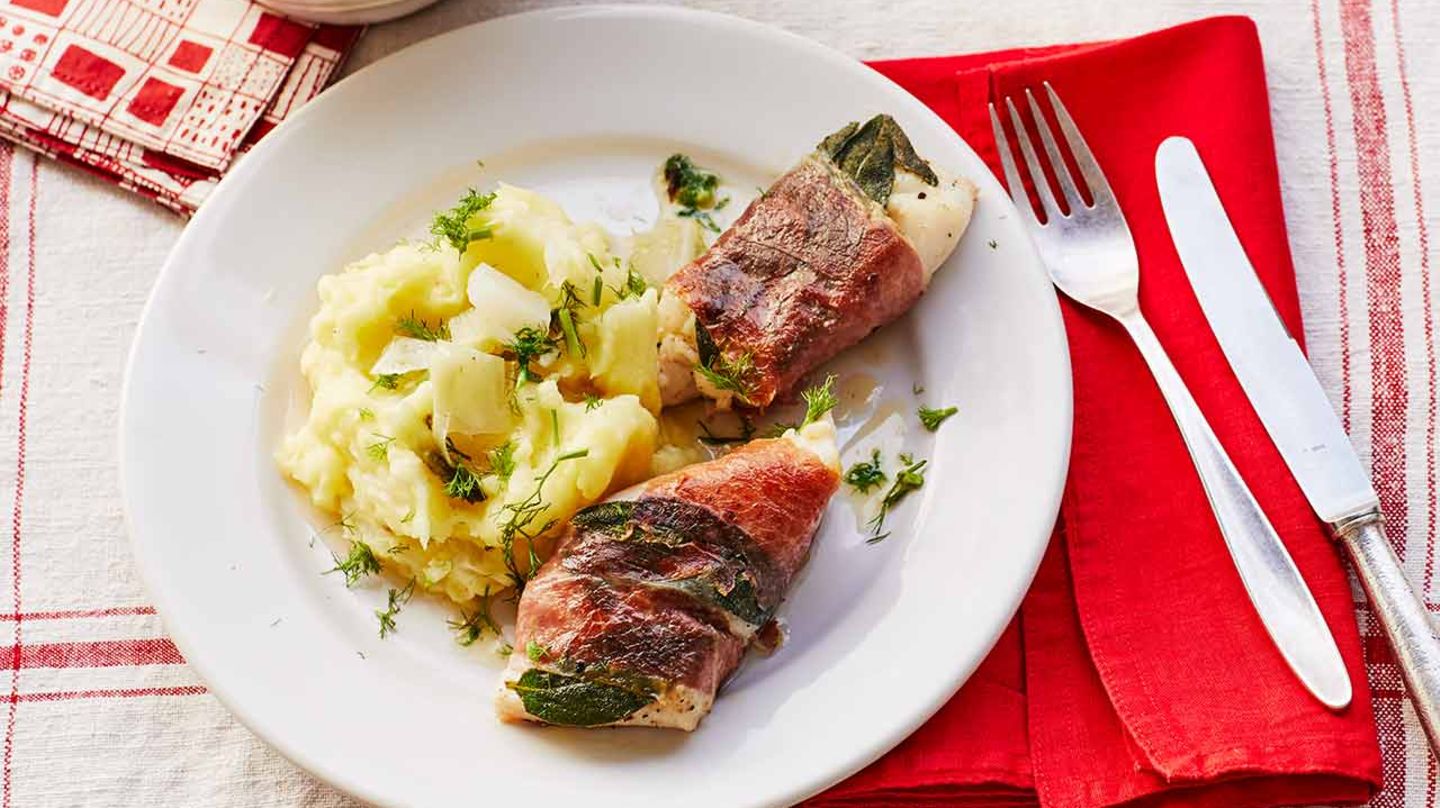Saltimbocca vom Kabeljau: Thermomix ® Rezept