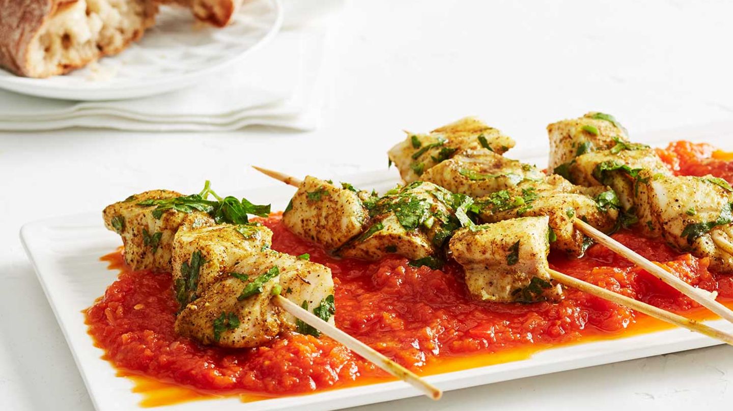 Fisch-Schaschlik: Thermomix ® Rezept
