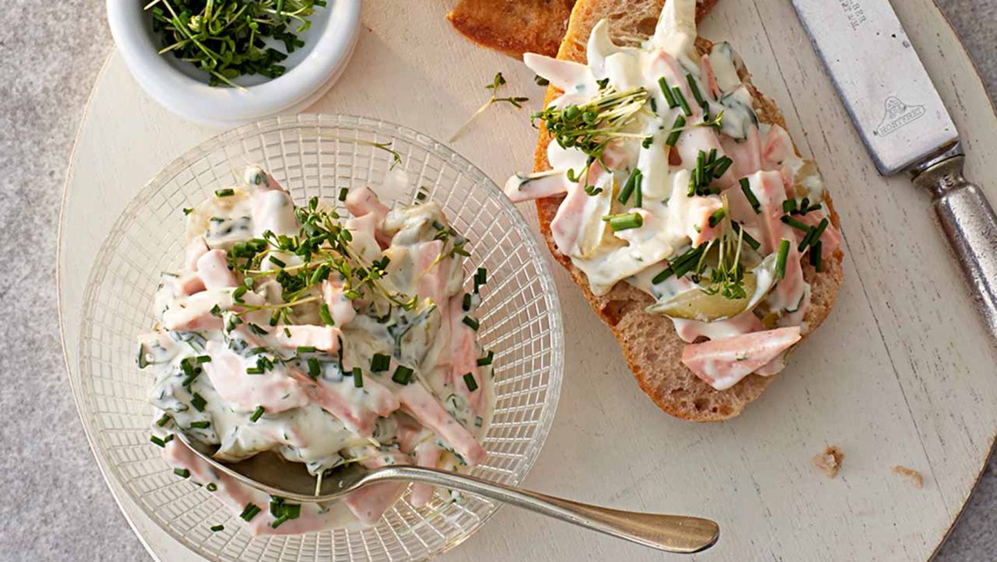 Fleischsalat mit Sellerie Rezept