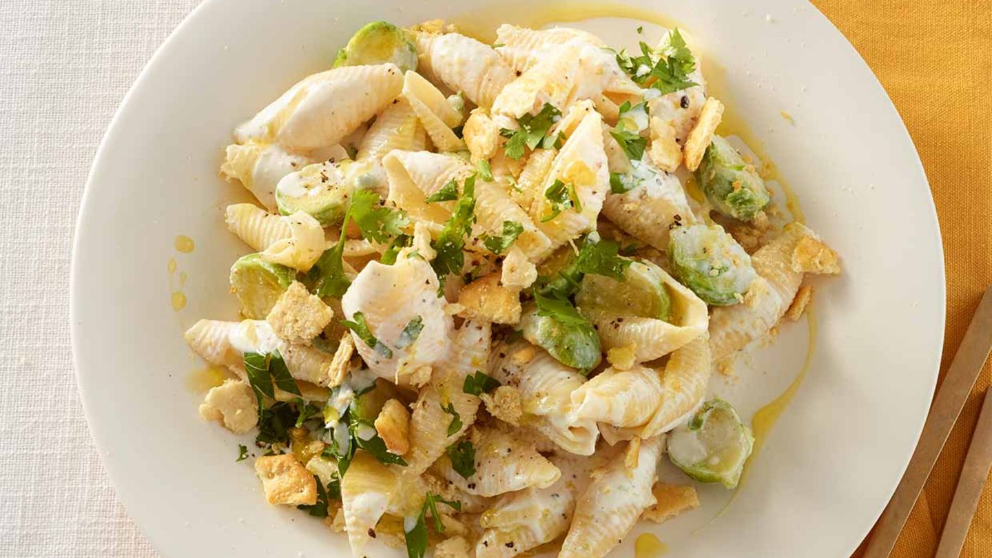 Nudeln mit Rosenkohl und Ricotta Rezept