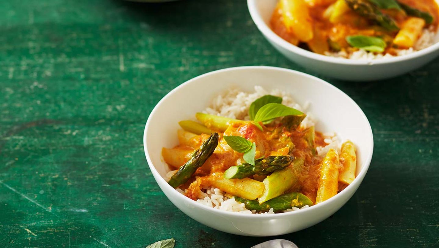Thailändisches Spargelcurry: Thermomix ® Rezept