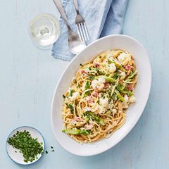Spargel-Blumenkohl-Nudeln: Thermomix ® Rezept
