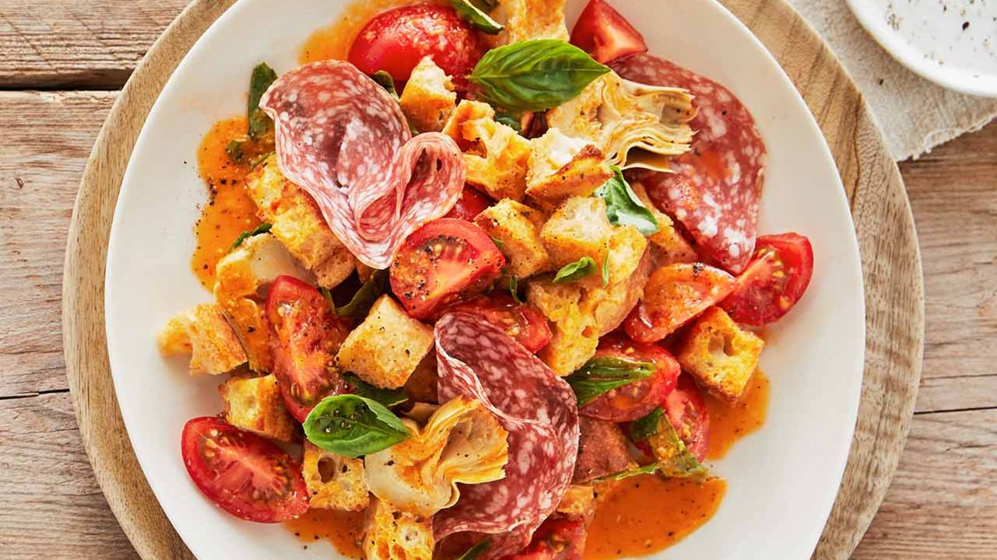 Tomaten-Brot-Salat: Thermomix ® Rezept