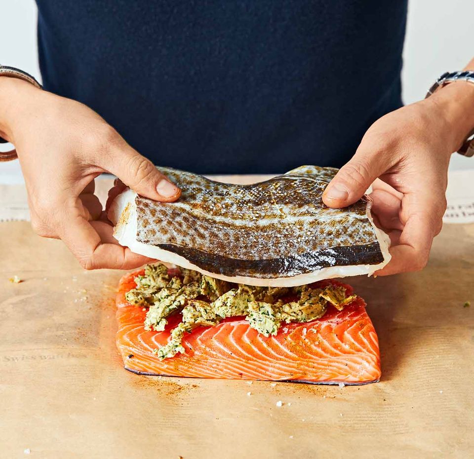 Fisch im Päckchen: Schritt A Fisch im Päckchen: Schritt A