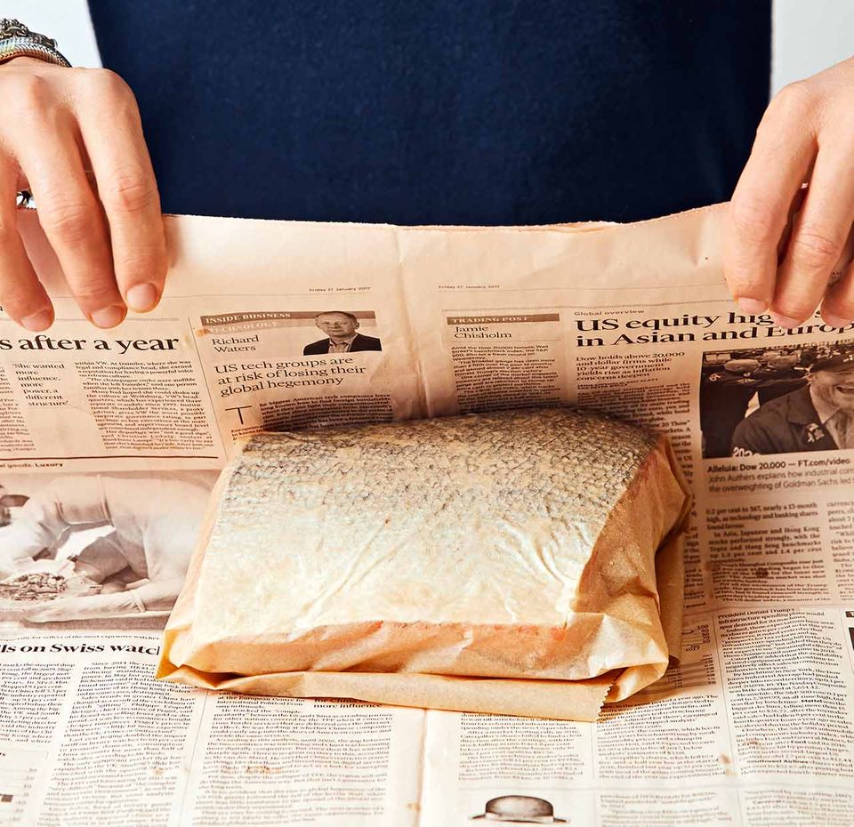 Fisch im Päckchen: Schritt B Fisch im Päckchen: Schritt B
