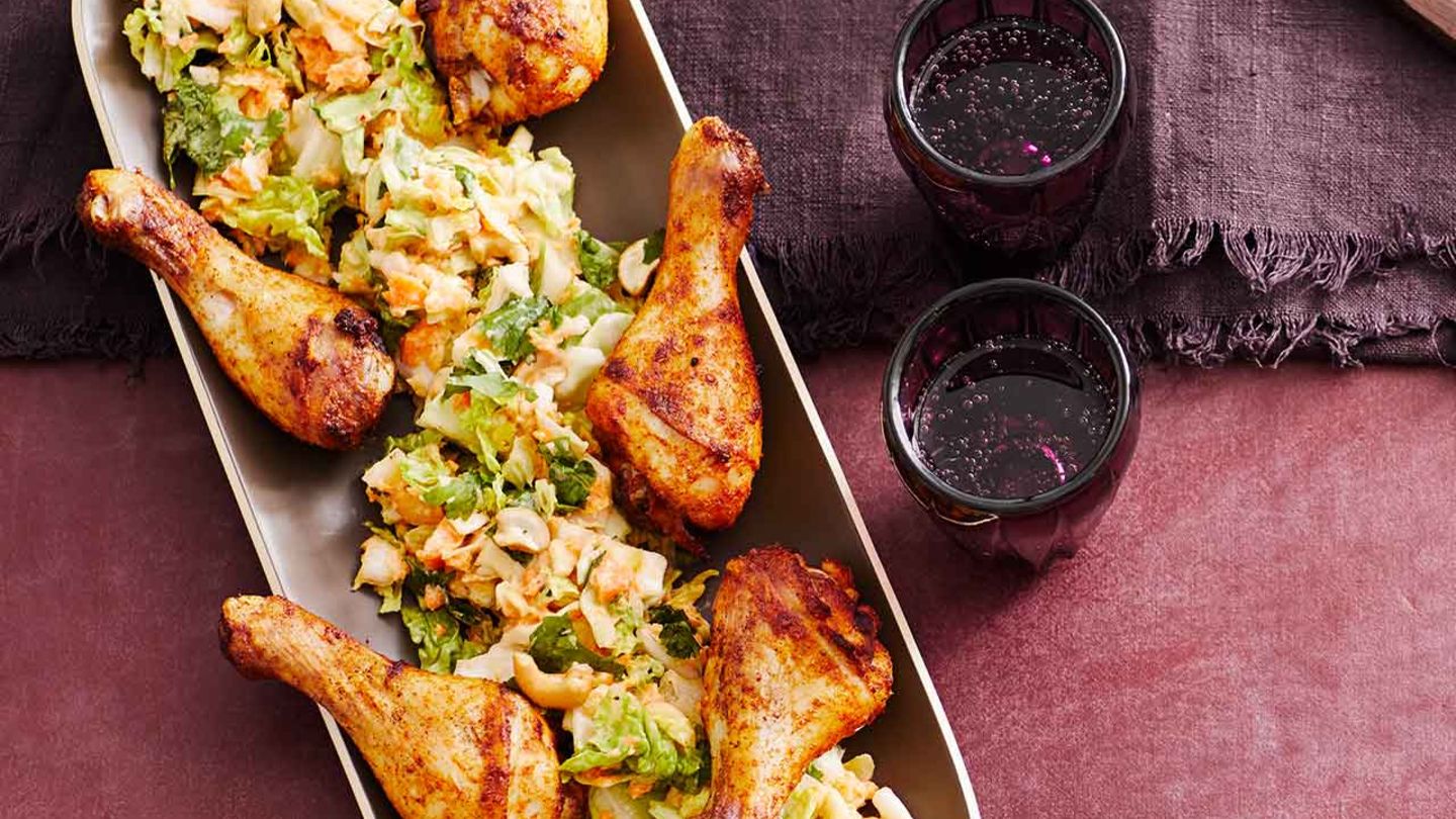 Weißkohl-Möhren-Salat mit Drumsticks: Thermomix ® Rezept