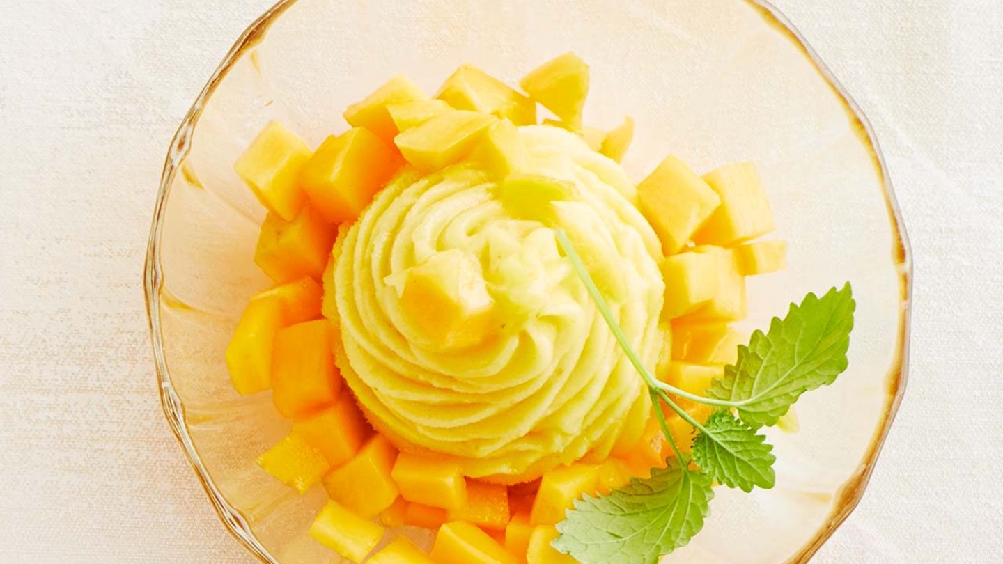 Mango-Sorbet: Thermomix ® Rezept