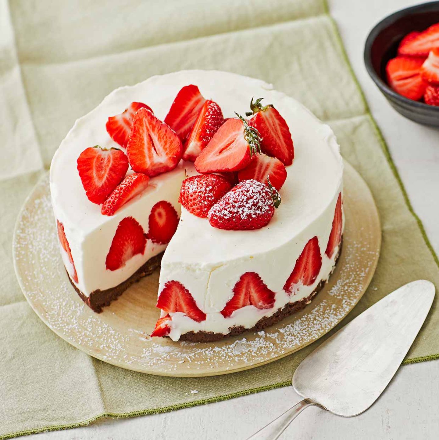 Erdbeer-Panna-cotta-Torte: Thermomix ® Rezept