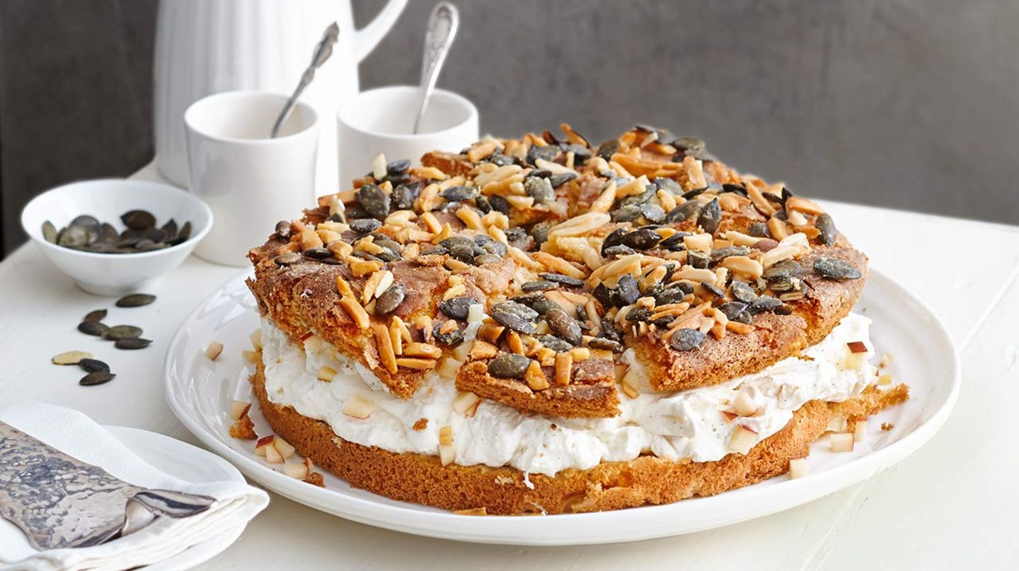 Apfeltorte mit Florentiner Deckel: Thermomix ® Rezept