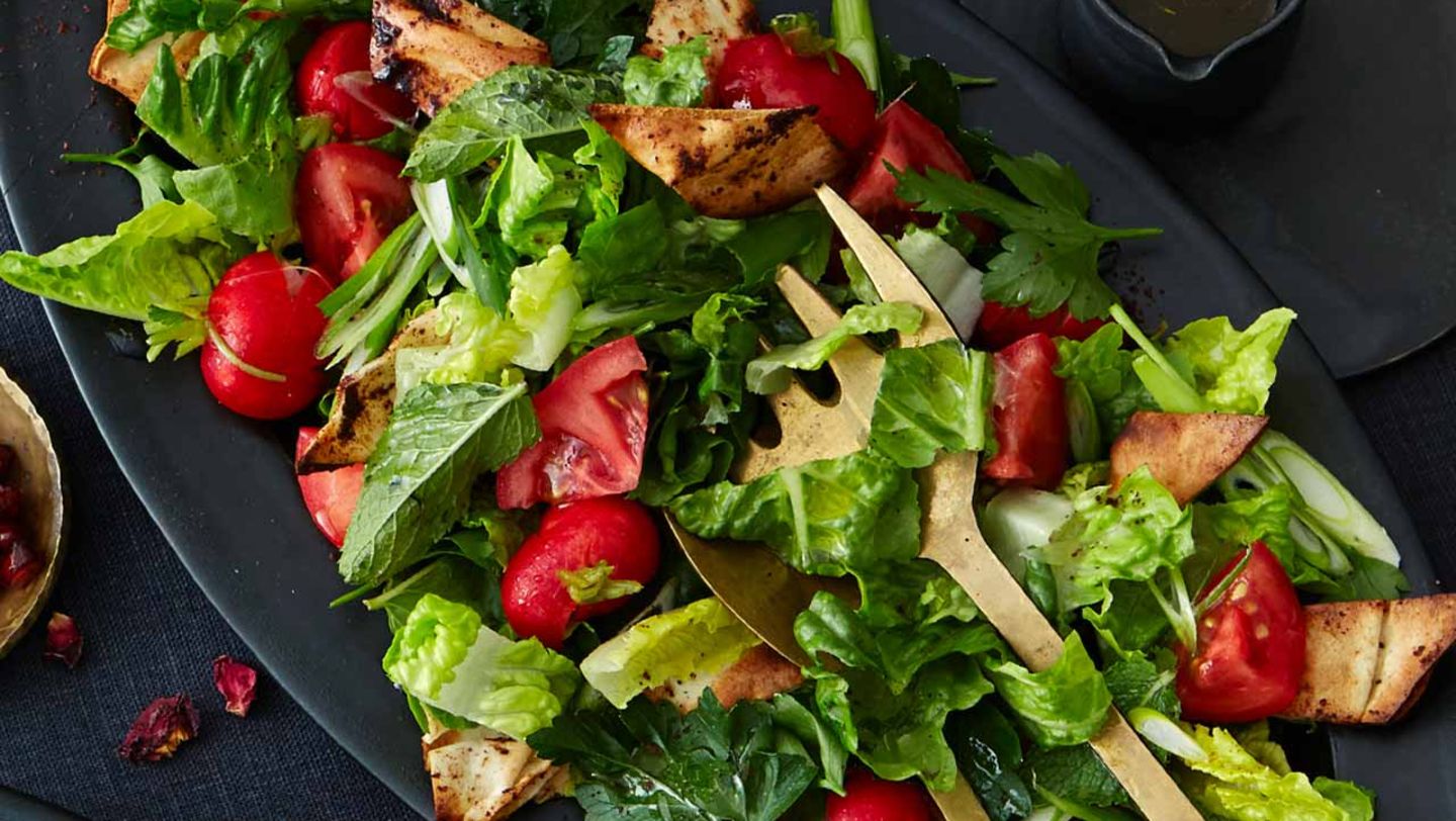 Fattoush (orientalischer Brotsalat) Rezept