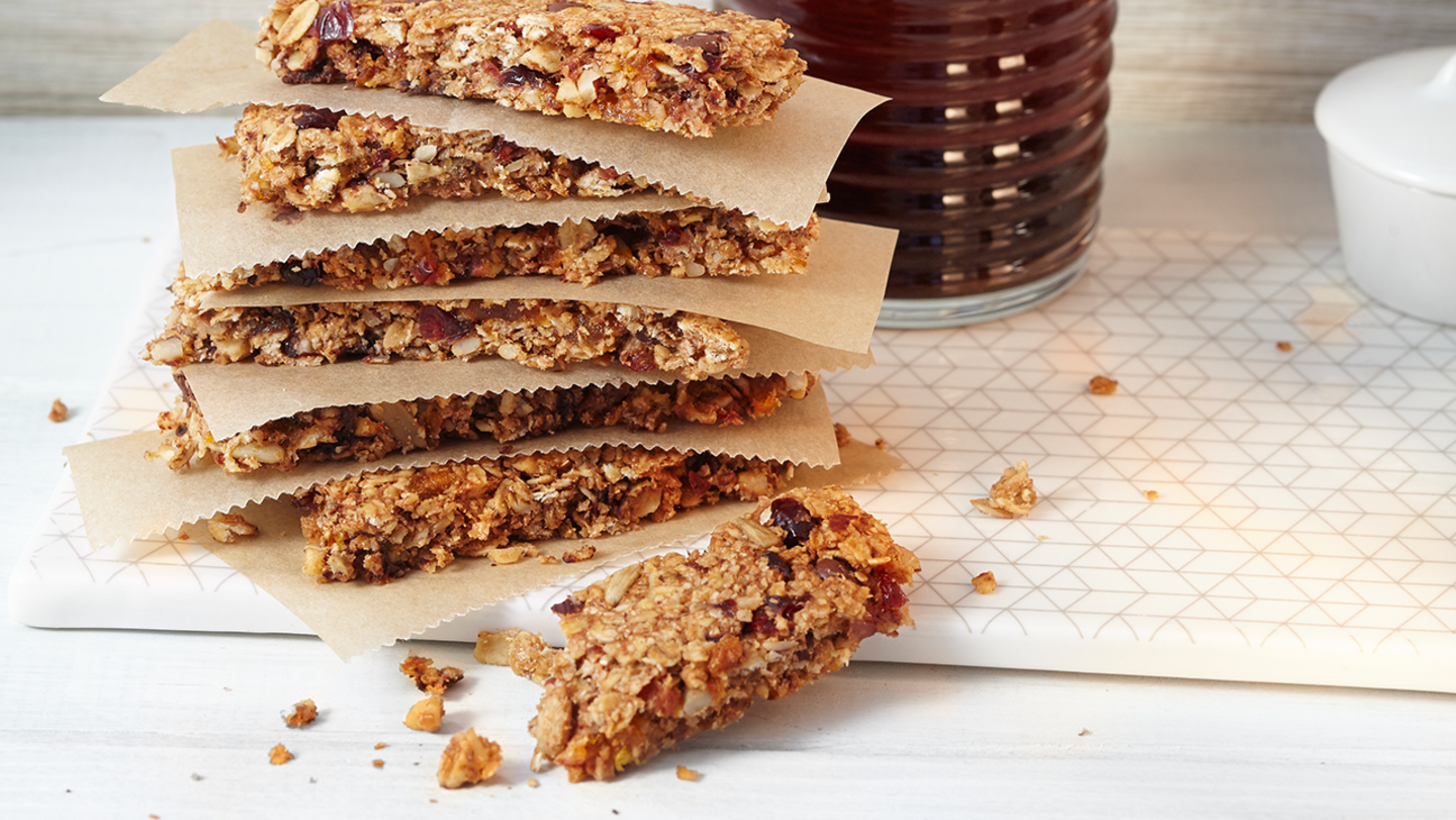 Müsliriegel mit Cranberrys Rezept