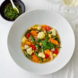 „End of Summer“-Suppe mit Pistou