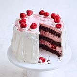 Kleine Himbeertorte