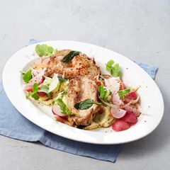 Saltimbocca mit Radieschen