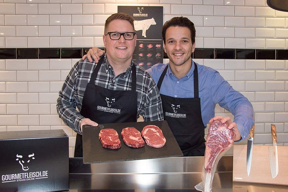 Fleischsommeliers Timo Swarz und Yannick Meurer von gourmetfleisch.de